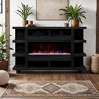 Cheminée décorative de 72 pouces avec insert de cheminée électrique