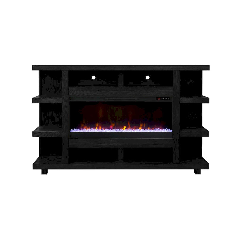 Cheminée décorative de 72 pouces avec insert de cheminée électrique
