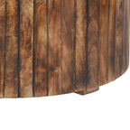 Lit californien moderne en tissu gris et noyer