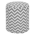 Pouf ottoman intérieur/extérieur Chevron 40x40x43 cm