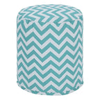 Pouf ottoman intérieur/extérieur Chevron 40x40x43 cm
