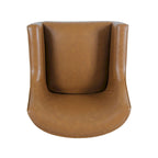 Fauteuil d'appoint moderne en tissu tissé avec pieds en métal noir mat