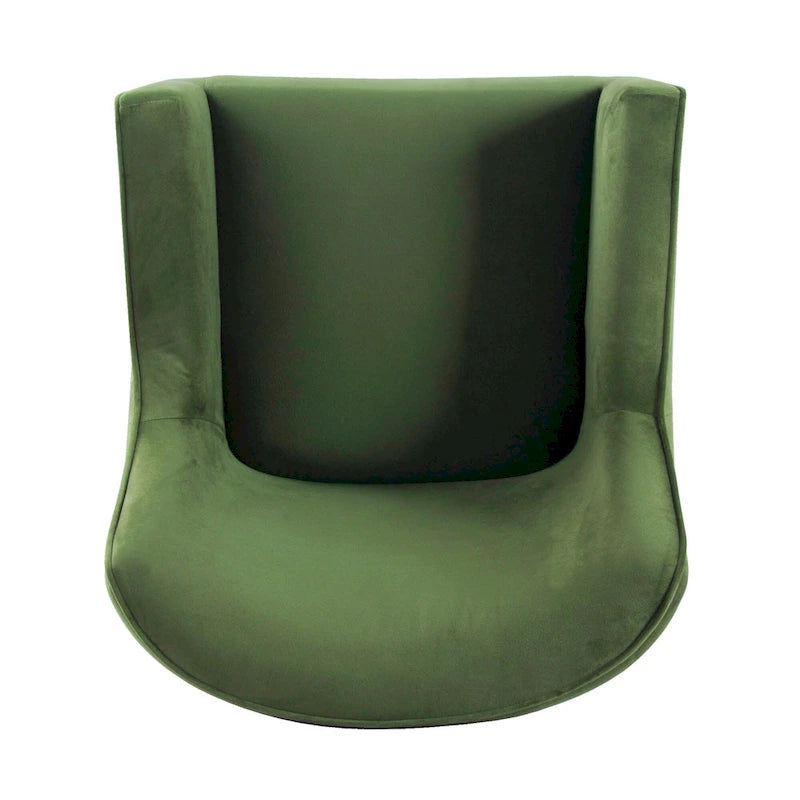 Fauteuil d'appoint moderne en tissu tissé avec pieds en métal noir mat