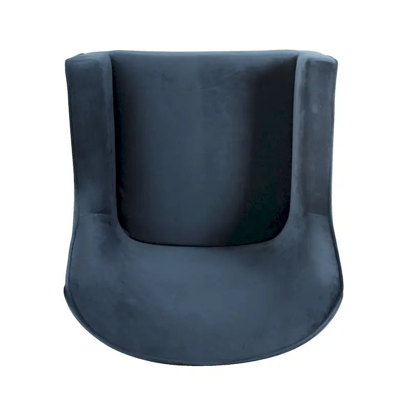 Fauteuil d'appoint moderne en tissu tissé avec pieds en métal noir mat