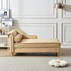 Chaise longue moderne rembourrée avec rangement
