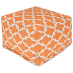 Pouf ottoman treillis intérieur/extérieur 27x27x17