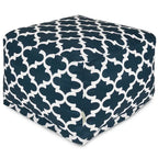 Pouf ottoman treillis intérieur/extérieur 27x27x17