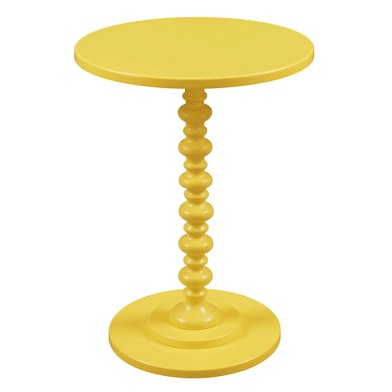 Table d'appoint ronde à pieds fuseaux
