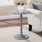 Table d'appoint ronde à pieds fuseaux