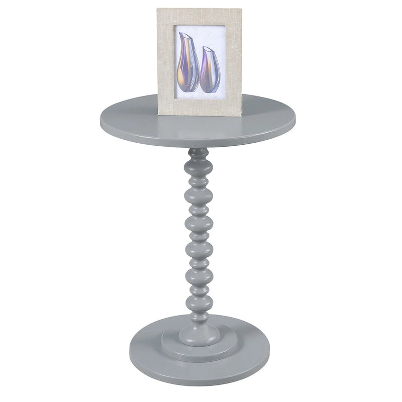 Table d'appoint ronde à pieds fuseaux