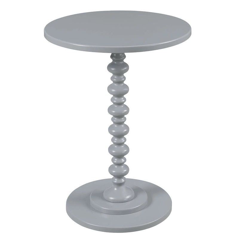Table d'appoint ronde à pieds fuseaux