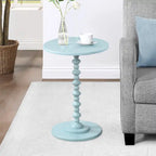 Table d'appoint ronde à pieds fuseaux