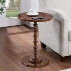 Table d'appoint ronde à pieds fuseaux