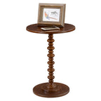 Table d'appoint ronde à pieds fuseaux