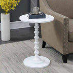 Table d'appoint ronde à pieds fuseaux