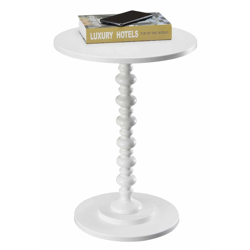 Table d'appoint ronde à pieds fuseaux