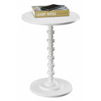 Table d'appoint ronde à pieds fuseaux