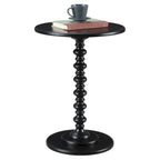 Table d'appoint ronde à pieds fuseaux