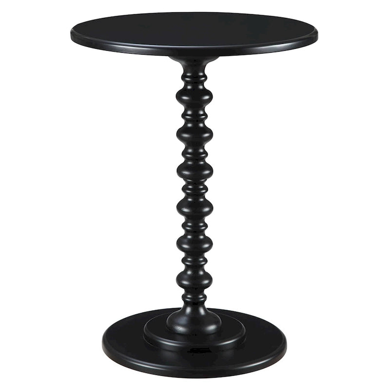Table d'appoint ronde à pieds fuseaux