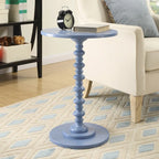 Table d'appoint ronde à pieds fuseaux