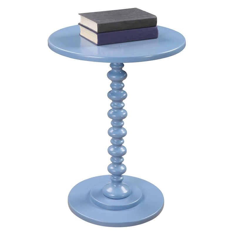 Table d'appoint ronde à pieds fuseaux
