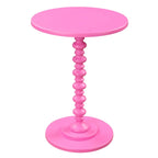 Table d'appoint ronde à pieds fuseaux
