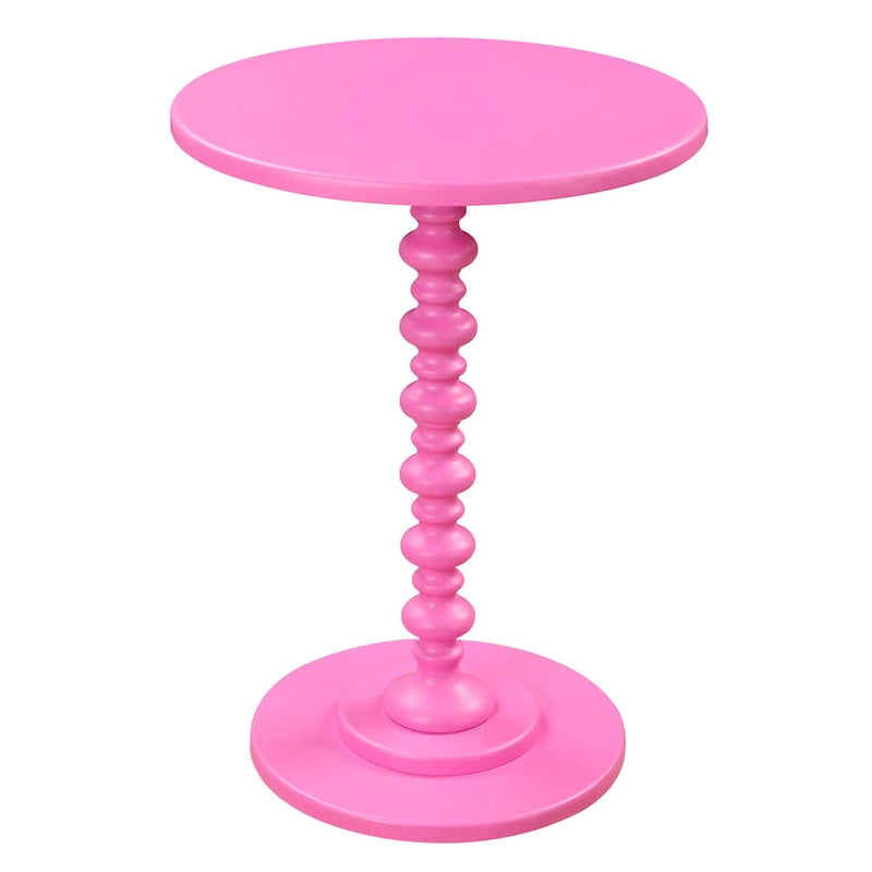 Table d'appoint ronde à pieds fuseaux