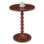 Table d'appoint ronde à pieds fuseaux
