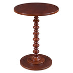 Table d'appoint ronde à pieds fuseaux