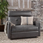 Causeuse inclinable 2 places en microfibre