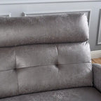 Causeuse inclinable 2 places en microfibre