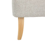 Petite causeuse en tissu de style Mid-Century Modern