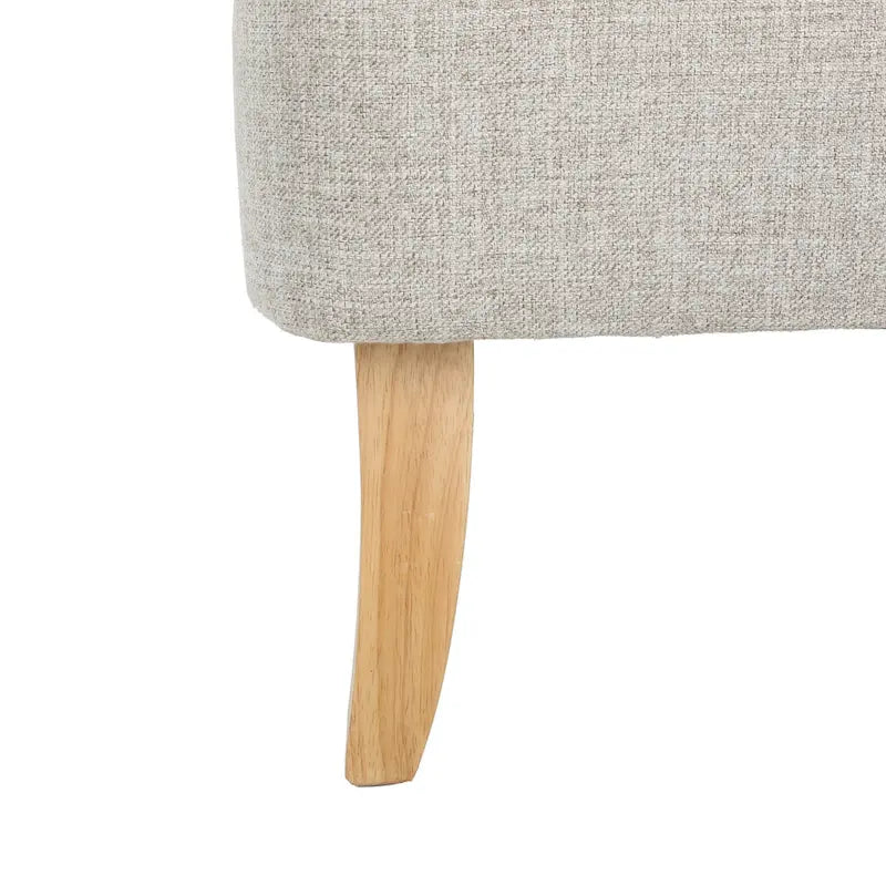 Petite causeuse en tissu de style Mid-Century Modern