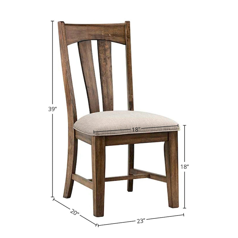 Chaises d'appoint Splat Back gris poudre de fusil (lot de 2)