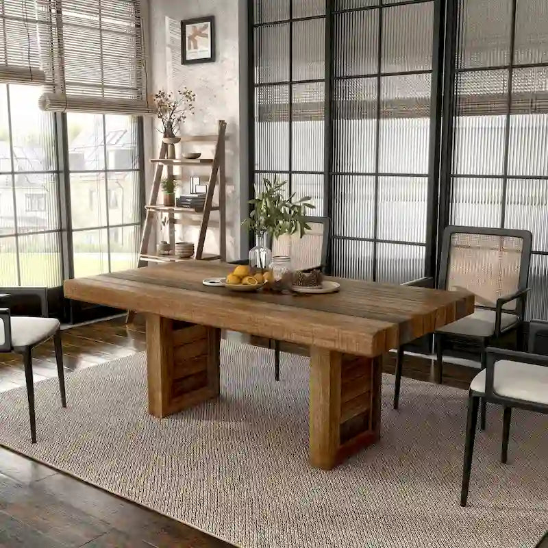  Anaisha Rustic Solid Wood 68-inch Dining Table