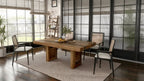  Anaisha Rustic Solid Wood 68-inch Dining Table