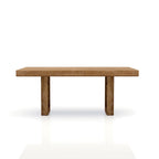 Table à manger rustique en manguier massif de 68 pouces