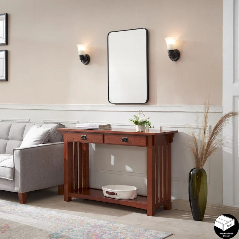  8233 Mission Console Table for Entryway