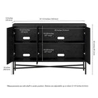Table de buffet rectangulaire large Brighton 48 - 47,5 de large