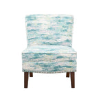 Fauteuil d'appoint sans accoudoirs motif artistique