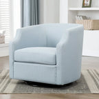 Fauteuil pivotant et inclinable de style tonneau