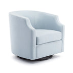 Fauteuil pivotant et inclinable de style tonneau