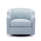 Fauteuil pivotant et inclinable de style tonneau