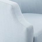 Fauteuil pivotant et inclinable de style tonneau