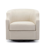 Fauteuil pivotant et inclinable de style tonneau