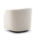 Fauteuil pivotant et inclinable de style tonneau