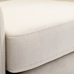 Fauteuil pivotant et inclinable de style tonneau