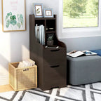 DH BASIC Contemporary 2-Drawer Nightstand with Shelf by 