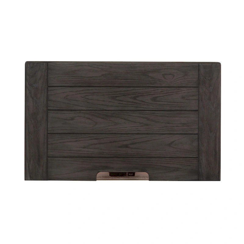  Allyson Park White Night Stand with Charging Station