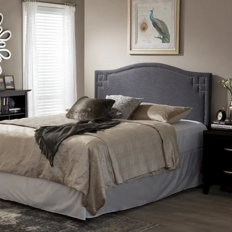  Daisy Modern Dark Grey Upholstered Headboard